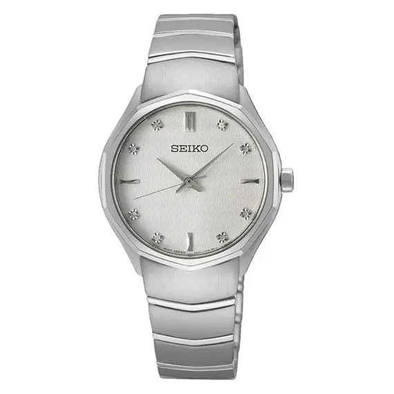 Dámské hodinky Seiko Conceptual SUR615P1, Verze: bílá 
