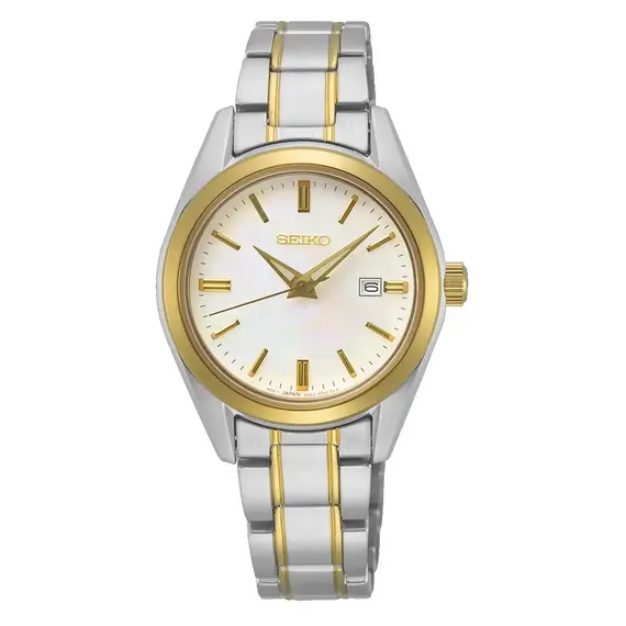 Dámské hodinky Seiko Classic SUR636P1, Verze: žluté zlato2 