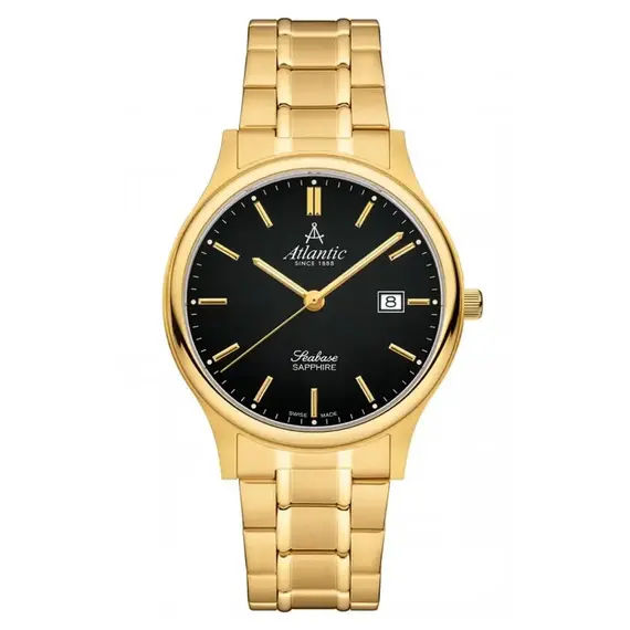 Pánské hodinky Atlantic Seabase 60348.45.61, Verze: žluté zlato 