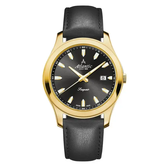 Pánské hodinky Atlantic Seapair 60330.45.69, Verze: žluté zlato 