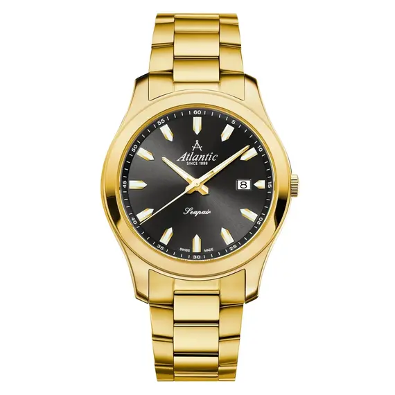 Pánské hodinky Atlantic Seapair 60335.45.69, Verze: žluté zlato2 