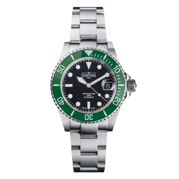 Pánské hodinky Davosa Ternos Diver 161.552.70, Verze: zelená 