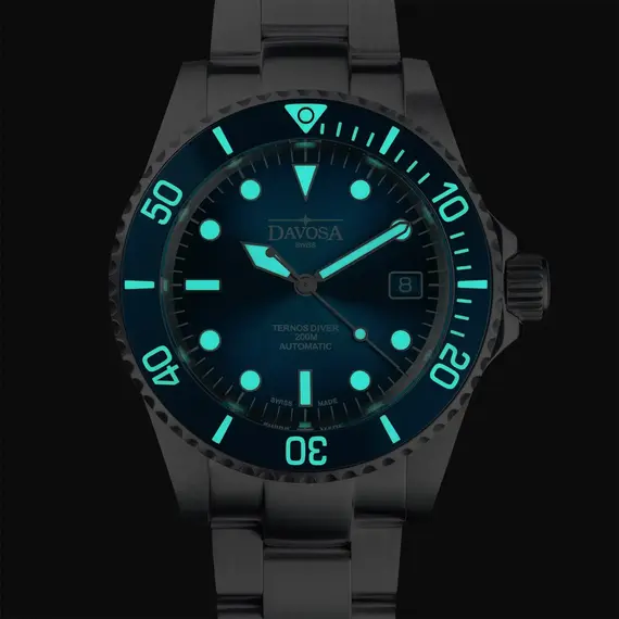 Pánské hodinky Davosa Ternos Diver Blue Lagoon 161.554.40, Verze: modrá , 8 image