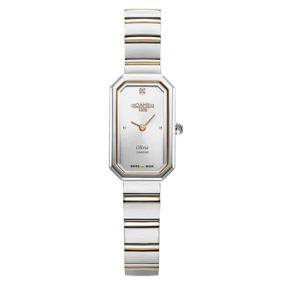 Dámské hodinky Roamer Olivia Diamond 627845 49 19 20, Verze: růžové zlato 