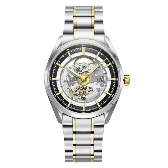 Pánské hodinky Roamer Pro Auto 965985 47 85 20, Verze: žluté zlato 