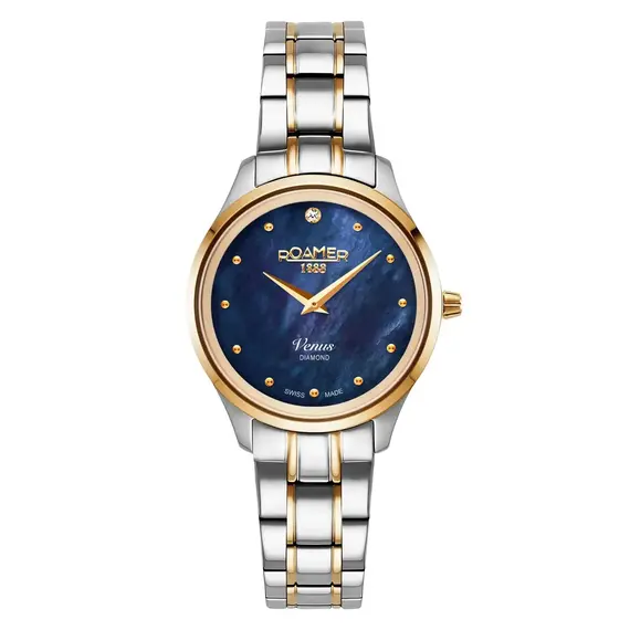Dámské hodinky Roamer Venus Diamond 601857 47 40 20, Verze: žluté zlato3 