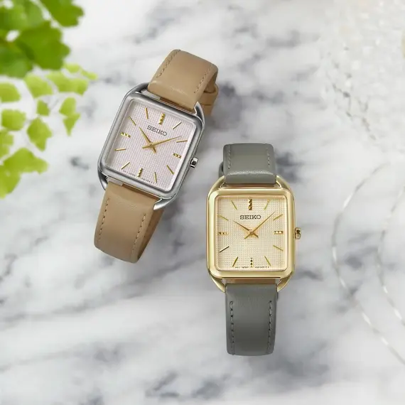 Dámské hodinky Seiko Classique SWR089P1, Verze: béžová, krémová , 2 image