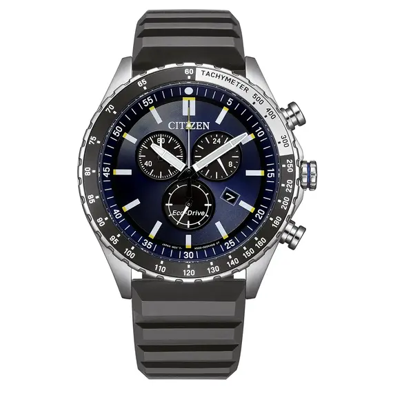 Pánské hodinky Citizen Sporty Chrono AT2569-04L, Verze: modrá 