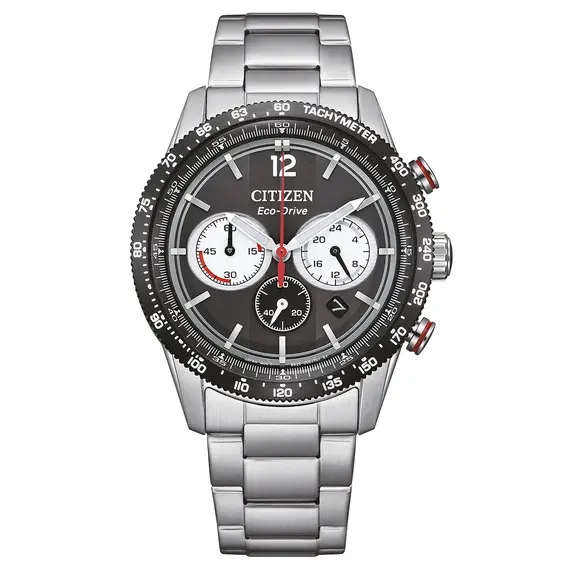 Pánské hodinky Citizen Vintage Racing Chrono CA4714-55E, Verze: černá 