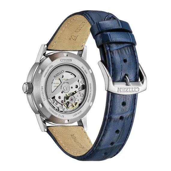 Pánské hodinky Citizen Classic Mechanical NJ0210-13L, Verze: modrá , 3 image