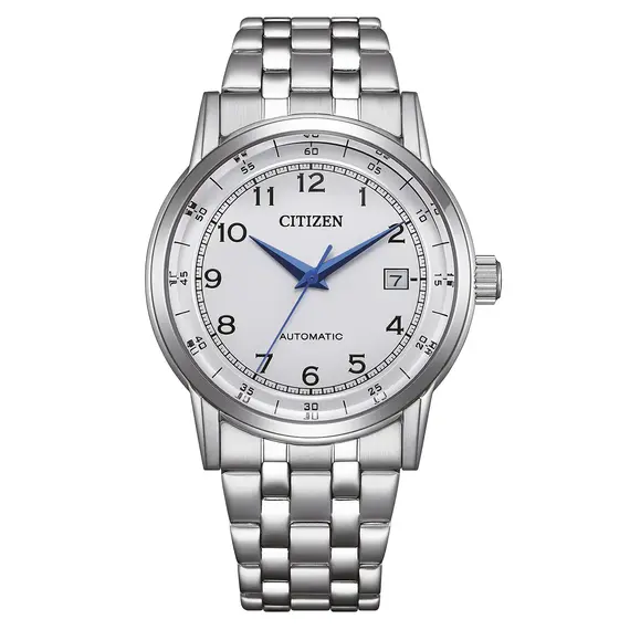 Pánské hodinky Citizen Classic Mechanical NJ0210-56A, Verze: bílá 
