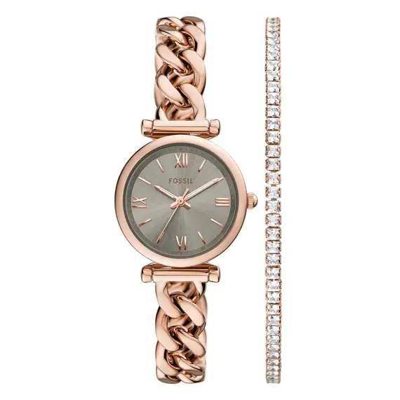 Dámské hodinky Fossil Carlie ES5378SET Gift Set 