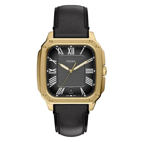 Pánské hodinky Fossil Crosby FS6151, Verze: žluté zlato 