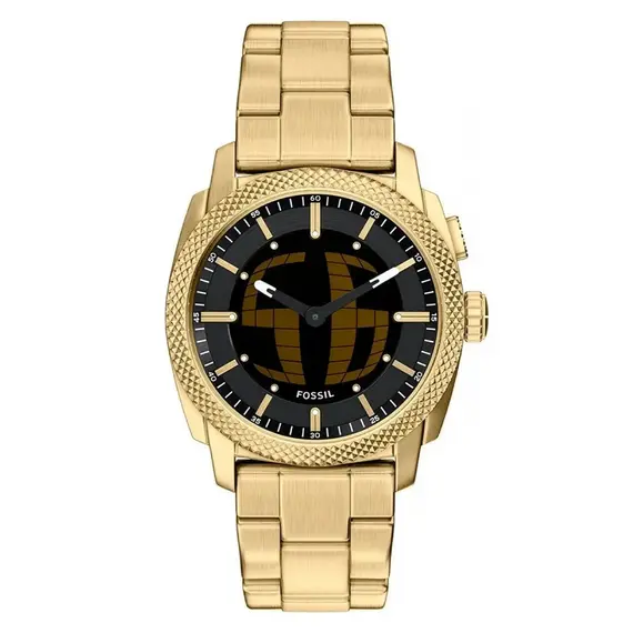 Pánské hodinky Fossil Machine FS6157, Verze: žluté zlato 