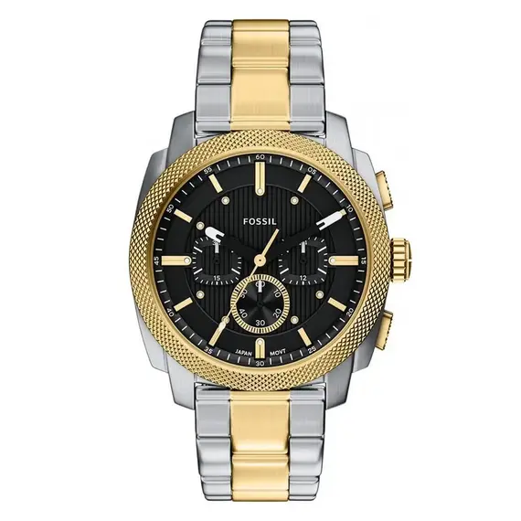 Pánské hodinky Fossil Machine Chronograph FS6159, Verze: růžové zlato 