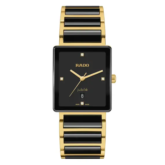 Dámské,Pánské hodinky Rado Integral Diamonds R20256712, Verze: žluté zlato 