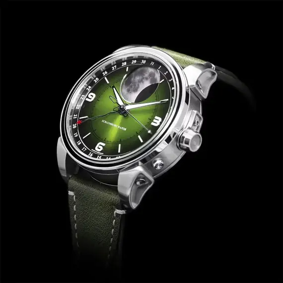 Pánské hodinky Schaumburg Perpetual MooN Parallax II SCH-MOONPR2, Verze: zelená , 2 image