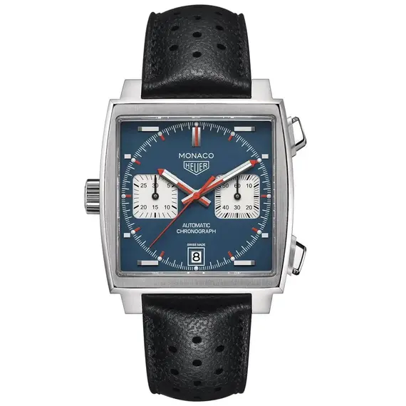 Řemínek TAG Heuer Monaco FC6356 černý 22 mm , 2 image