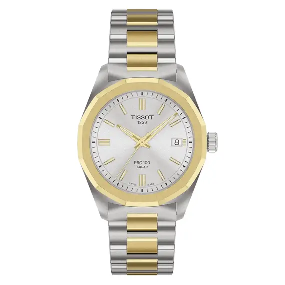 Dámské hodinky Tissot PRC 100 Solar Lady T151.822.22.031.00, Verze: žluté zlato2 
