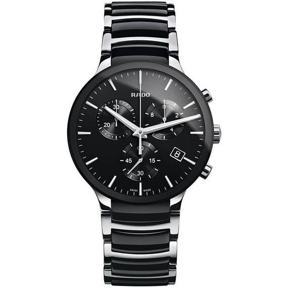 Pánské hodinky Rado Centrix Chronograph R30130152, Verze: černá 