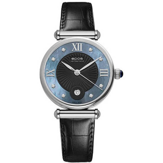 Dámské hodinky Epos Ladies 8000.700.20.85.15, Verze: černá 