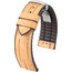Řemínek Hirsch Birch 22 mm béžový 22 L - 120/80 