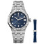 Dámské hodinky Maurice Lacroix Aikon Automatic Ladies 35 mm AI6006-SS002-450-2, Verze: modrá 