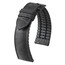 Řemínek Hirsch Leaf černý 20 L - 120/80, Verze: černá, Šířka řemínku: 20, Šířka u spony: 18, Délka řemínku: L - 120/80 