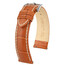 Řemínek Hirsch Modena medový 20 L - 120/80, Verze: hnědá3, Šířka řemínku: 20, Šířka u spony: 18 