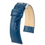 Řemínek Hirsch Crocograin modrý 12 M - 110/70, Verze: modrá, Šířka řemínku: 12, Šířka u spony: 10, Délka řemínku: M - 110/70 