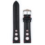 Řemínek Hirsch Rally černý 22 L - 120/80, Verze: černá2, Šířka řemínku: 22, Šířka u spony: 20, Délka řemínku: L - 120/80 , 2 image