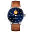 Pánské hodinky MeisterSinger Lunascope LS908G, Verze: modrá2 