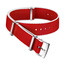 Řemínek Omega NATO červený 19-20 mm, Verze: červená, Šířka řemínku: 20, Šířka u spony: 20 