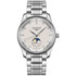 Longines Master Collection L2.909.4.77.6 zegarek męski z fazami księżyca i diamentami