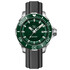 Zegarek nurkowy Ball DeepQUEST Ceramic w kolorze zielonym na pasku gumowym