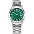 Zegarek automatyczny Citizen Mechanical NJ0150-81X z zieloną tarczą.