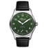 Zegarek męski Atlantic z zieloną tarczą vintage