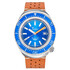 Pánské hodinky Squale 2002 Blue 2002.SS.BL.BL.PTC, Verze: hnědá 