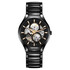 Hodinky Rado True Round Automatic Open Heart R27107172, Verze: černá 