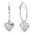 Náušnice Guess In My Heart JUBE04505JWRHT/U, Verze: stříbrná 