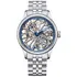 Pánské hodinky Aerowatch Renaissance Skeleton Wheel A 50981 AA25 M, Verze: modrá2 