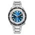 Potápěčské hodinky Squale 2001 Sunray Blue 2001BKBL.AC s modrým ciferníkem