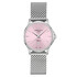 Zegarek damski z bransoletą mesh i różową tarczą Certina DS-8 Lady