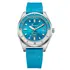 Pánské hodinky Squale Matic S Light Blue Mosaic Rubber MATICLBWLB.MRLB