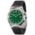 Automatické hodinky Epos Sport 3506.132.20.13.55 se zeleným ciferníkem a gumovým řemínkem