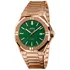 Hodinky Epos Sport 3506.132.24.13.34 v barvě růžového zlata, zelený ciferník