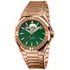 Hodinky Epos Sport Open Heart 3506.133.24.13.34 ve zlaté barvě se zeleným ciferníkem
